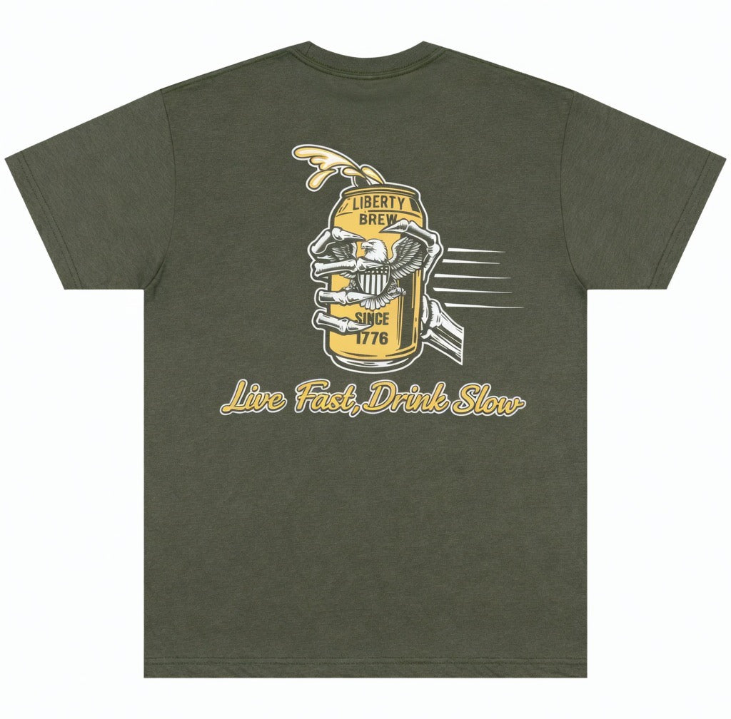 Live Fast Drink Slow shirt